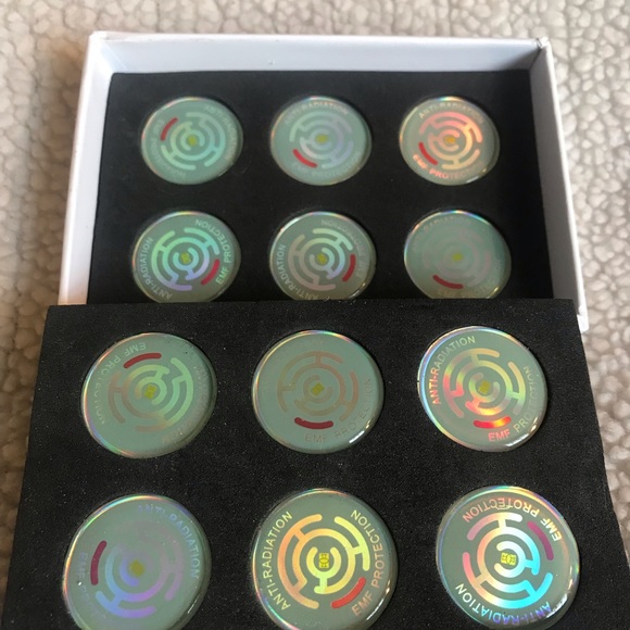 12 Pk. EMP Protection Shield Stickers - Picture 4 of 5